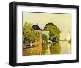 Landscape at Zaandam IV-Claude Monet-Framed Giclee Print