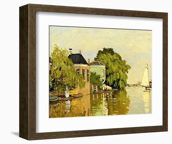 Landscape at Zaandam IV-Claude Monet-Framed Giclee Print