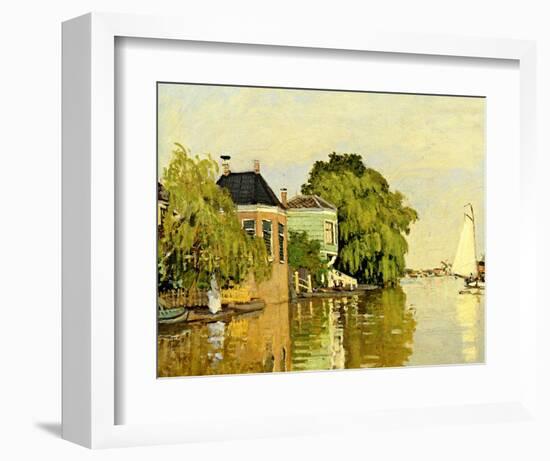 Landscape at Zaandam IV-Claude Monet-Framed Giclee Print