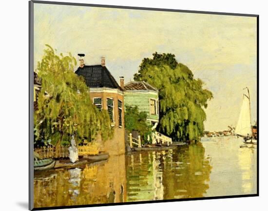 Landscape at Zaandam IV-Claude Monet-Mounted Giclee Print