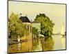 Landscape at Zaandam IV-Claude Monet-Mounted Giclee Print