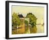 Landscape at Zaandam IV-Claude Monet-Framed Giclee Print