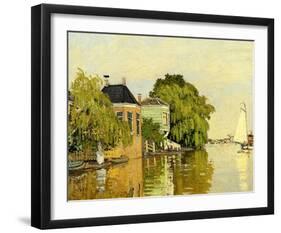 Landscape at Zaandam IV-Claude Monet-Framed Giclee Print