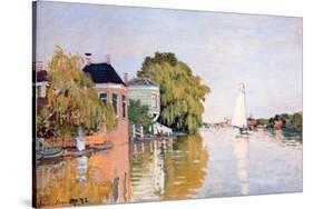 Landscape at Zaandan, c.1871-Claude Monet-Stretched Canvas