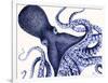 Landscape Blue Octopus-Fab Funky-Framed Art Print