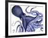 Landscape Blue Octopus-Fab Funky-Framed Art Print