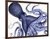 Landscape Blue Octopus-Fab Funky-Framed Premium Giclee Print