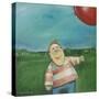 Landscape Boy Balloon-Tim Nyberg-Stretched Canvas