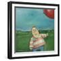 Landscape Boy Balloon-Tim Nyberg-Framed Giclee Print