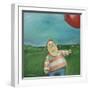 Landscape Boy Balloon-Tim Nyberg-Framed Giclee Print