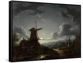 Landscape by Moonlight-Sebastian Pether-Framed Stretched Canvas