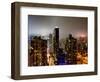 Landscape by Night, Misty View, Times Square, Manhattan, New York, United States-Philippe Hugonnard-Framed Photographic Print