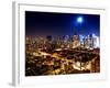 Landscape by Night of Manhattan-Philippe Hugonnard-Framed Photographic Print