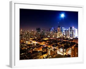 Landscape by Night of Manhattan-Philippe Hugonnard-Framed Photographic Print