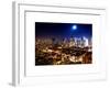 Landscape by Night of Manhattan-Philippe Hugonnard-Framed Art Print