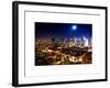 Landscape by Night of Manhattan-Philippe Hugonnard-Framed Art Print