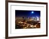 Landscape by Night of Manhattan-Philippe Hugonnard-Framed Art Print