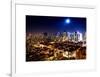 Landscape by Night of Manhattan-Philippe Hugonnard-Framed Art Print