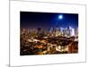 Landscape by Night of Manhattan-Philippe Hugonnard-Mounted Art Print