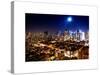 Landscape by Night of Manhattan-Philippe Hugonnard-Stretched Canvas