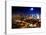 Landscape by Night of Manhattan-Philippe Hugonnard-Stretched Canvas