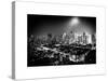 Landscape by Night of Manhattan-Philippe Hugonnard-Stretched Canvas