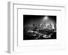 Landscape by Night of Manhattan-Philippe Hugonnard-Framed Art Print