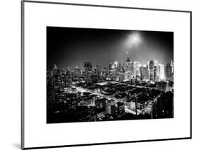 Landscape by Night of Manhattan-Philippe Hugonnard-Mounted Art Print