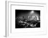 Landscape by Night of Manhattan-Philippe Hugonnard-Framed Art Print