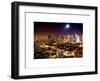 Landscape by Night of Manhattan-Philippe Hugonnard-Framed Art Print