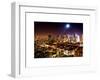 Landscape by Night of Manhattan-Philippe Hugonnard-Framed Art Print