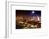 Landscape by Night of Manhattan-Philippe Hugonnard-Framed Art Print