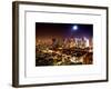 Landscape by Night of Manhattan-Philippe Hugonnard-Framed Art Print