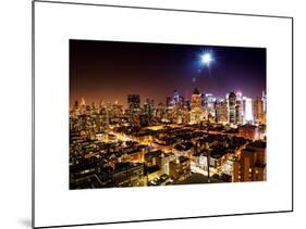 Landscape by Night of Manhattan-Philippe Hugonnard-Mounted Art Print