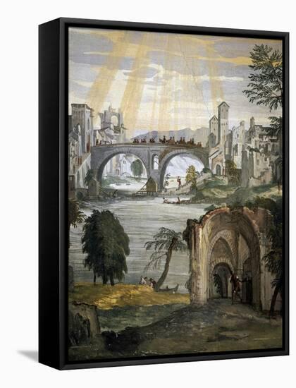 Landscape, by Paolo Veronese-null-Framed Stretched Canvas