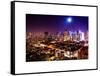 Landscape by Pink Night of Manhattan-Philippe Hugonnard-Framed Stretched Canvas