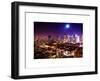 Landscape by Pink Night of Manhattan-Philippe Hugonnard-Framed Art Print