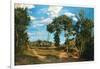 Landscape by the Lez River, 1870-Jean Frederic Bazille-Framed Giclee Print