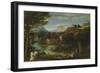 Landscape, C.1602 (Oil on Canvas)-Annibale Carracci-Framed Giclee Print