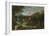 Landscape, C.1602 (Oil on Canvas)-Annibale Carracci-Framed Giclee Print