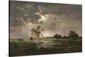 Landscape, C.1842-Theodore Rousseau-Stretched Canvas
