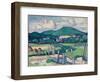 Landscape, C.1891-1935 (Oil on Panel)-Samuel John Peploe-Framed Giclee Print