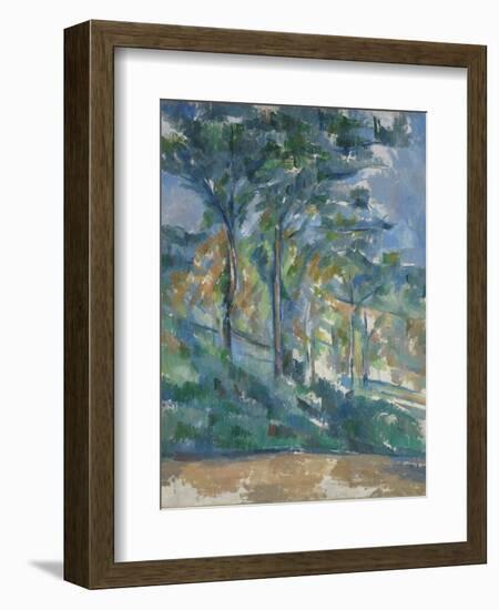 Landscape, C.1900-Paul Cézanne-Framed Giclee Print