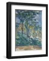 Landscape, C.1900-Paul Cézanne-Framed Giclee Print