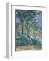 Landscape, C.1900-Paul Cézanne-Framed Giclee Print