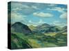Landscape, C.1919-Derwent Lees-Stretched Canvas