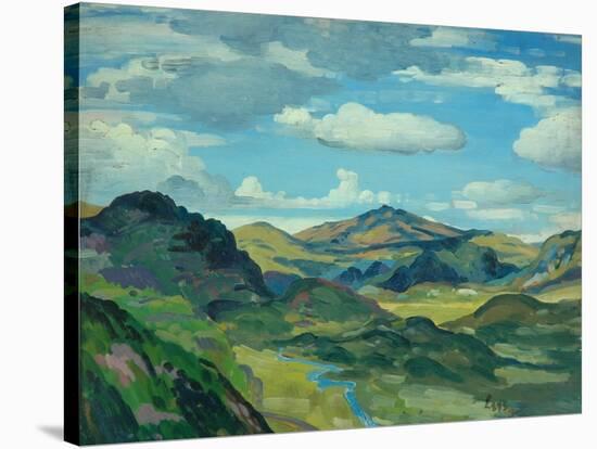 Landscape, C.1919-Derwent Lees-Stretched Canvas
