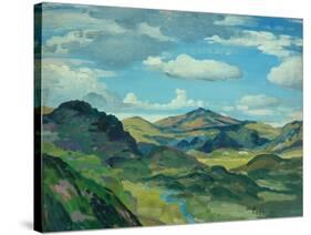 Landscape, C.1919-Derwent Lees-Stretched Canvas