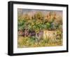 Landscape; Cabin in a Clearing in a Wood, 1915-Pierre-Auguste Renoir-Framed Giclee Print