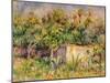 Landscape; Cabin in a Clearing in a Wood, 1915-Pierre-Auguste Renoir-Mounted Giclee Print